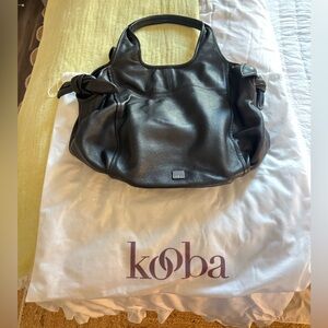 Kooba Black Leather Hobo Bag